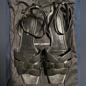 YSL Tribute flat sandals 8.5